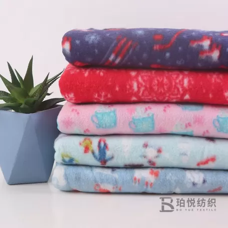 Printed Polar Fleece Fabric